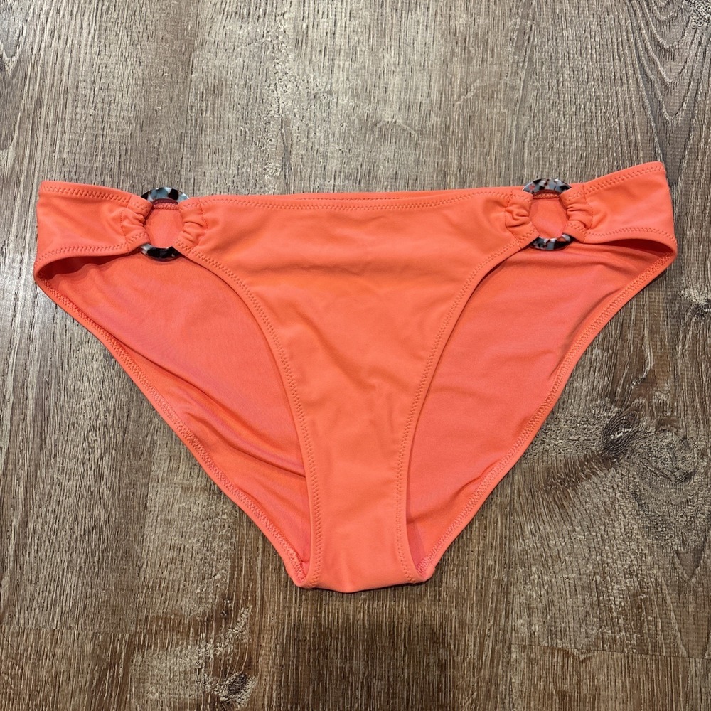 Aerie Orange Swim Bikini Bottom With Tortoise Size M